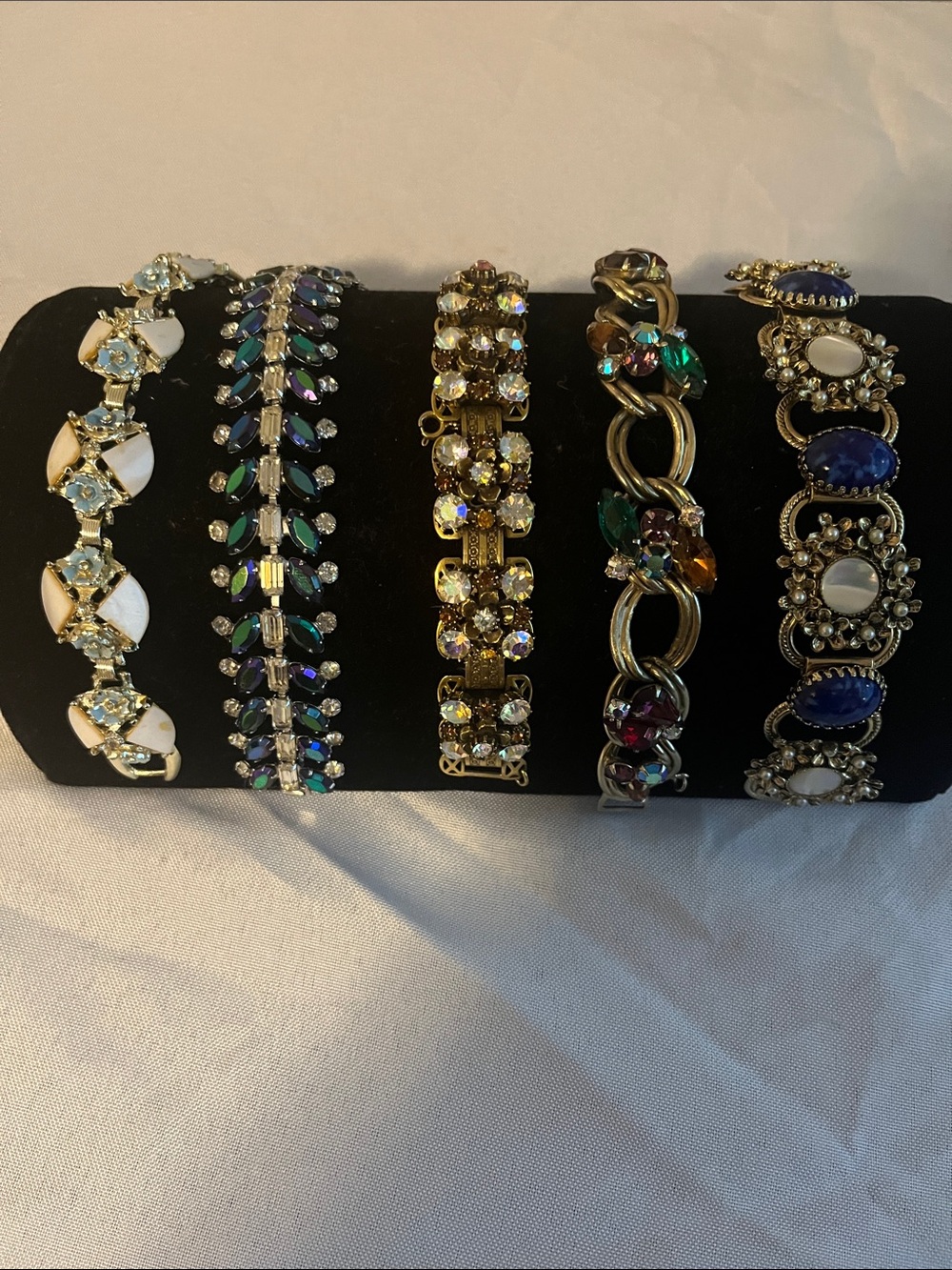 Juliana Multicolor Crystal Link Bracelet - Gold-Tone Accent, Vendome,Forenza